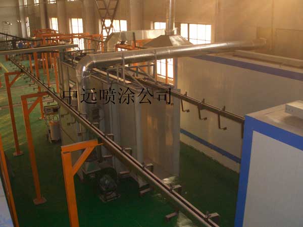 制動(dòng)器粉末噴涂流水線(xiàn)